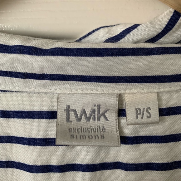 Women’s long sleeves striped tunic - Picture 3 of 3